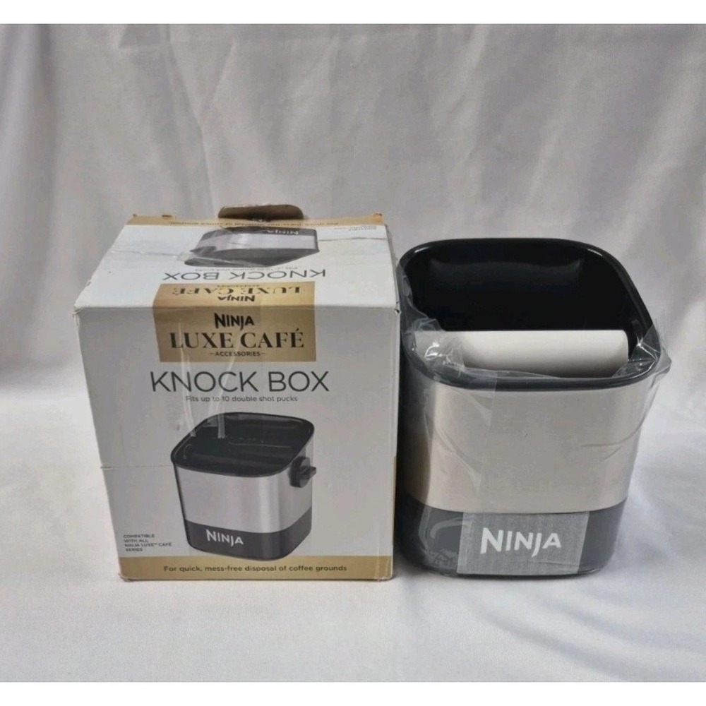 Ninja Luxe Café Knock Box Accessories for Espresso Machine Coffee New